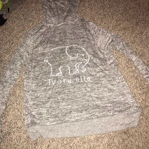 ivory ella Tops - Ivory Ella Zip Up Hoodie ivory ella Tops - Ivory Ella Zip Up Hoodie